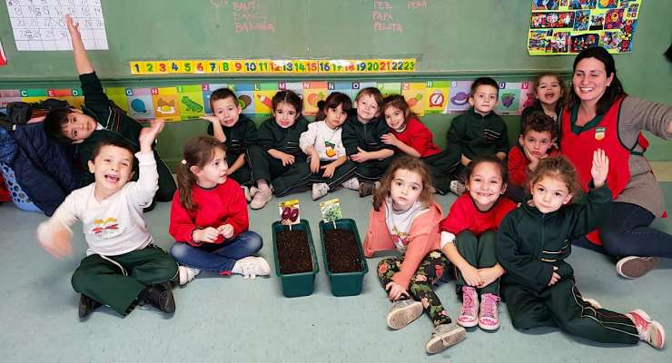 Giraffes ya tiene su propia huerta