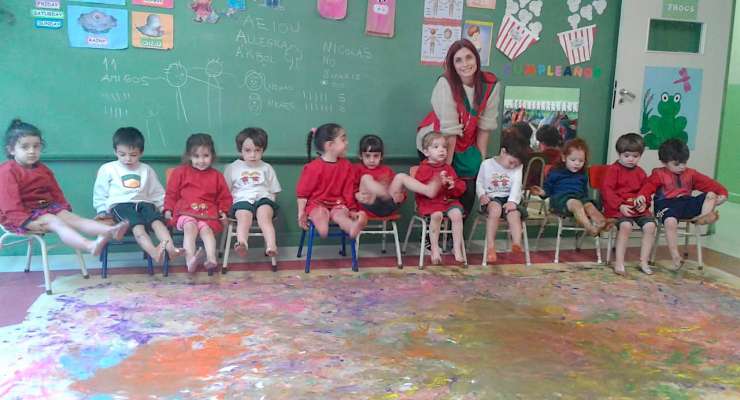 Los Frogs pintaron con los pies