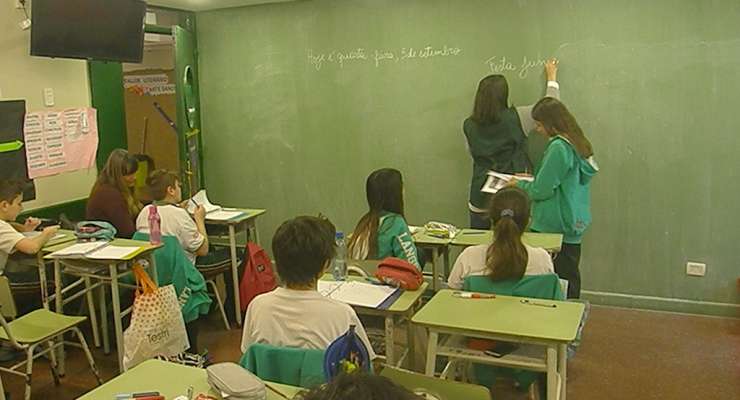 En 7º B trabajaron el significado de las “Festas Juninas”