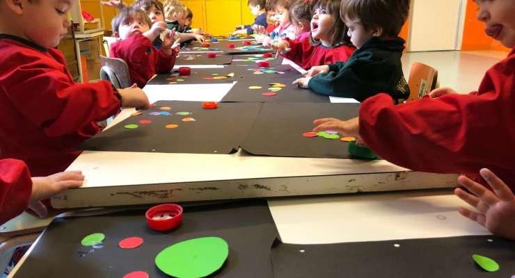 Los Bears comenzaron a reconocer figuras geométricas