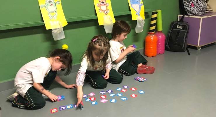 Los Hippos realizaron juegos matemáticos