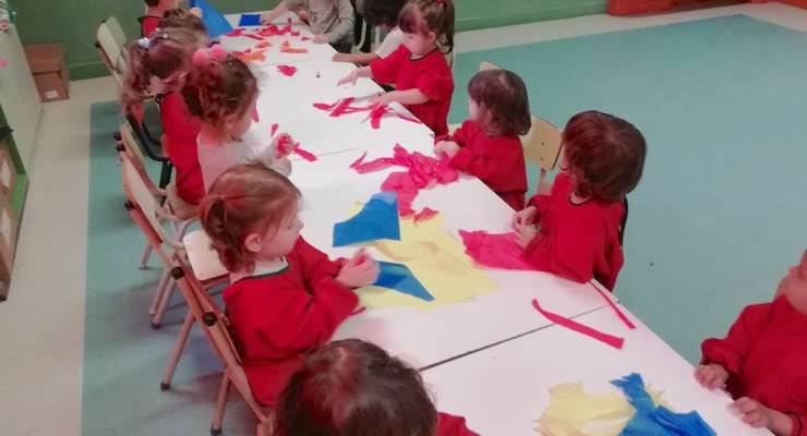 Las manos mágicas en la sala Bunnies