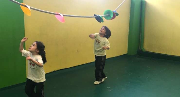 La sala Hippos entrenó en un circuito con obstáculos