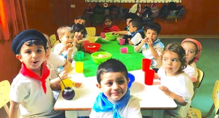 Kinder 3 festejó el Día de la Tradición con una peña
