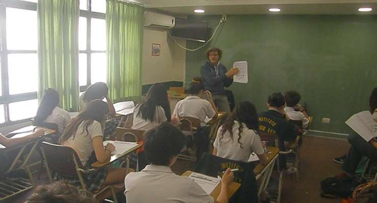 El CUI realizó una evaluación externa de portugués para los chicos de 2° año