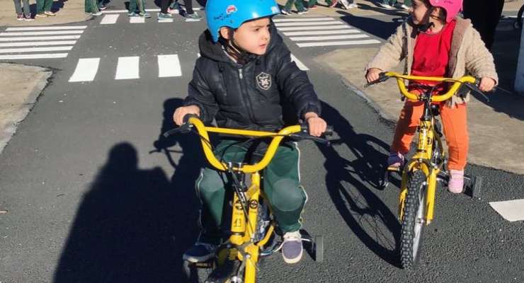 Kinder 4 visitó el Parque Vial
