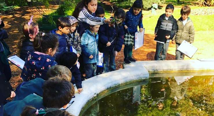 1º grado realizó una visita al Jardín Botánico