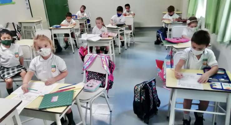 1º grades have finished their first week at elementary school