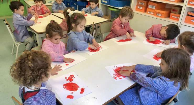 En Kinder 3 estudian los colores