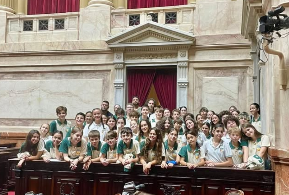 7° grado visitó el Congreso Nacional