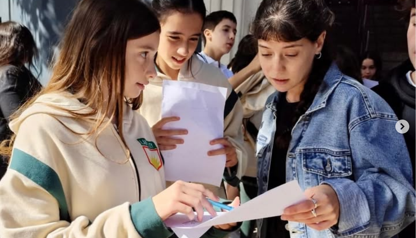 7° grado vivió una jornada de aprendizaje en el barrio