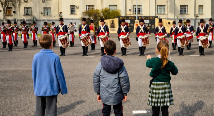 2° grado visitó el Regimiento de Infantería 1 Patricios